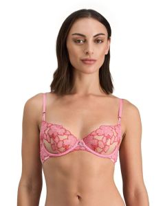 Pleasure State After Dark Josephine Underwire Bra in Sachet Pink Size 10